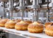 Aghi per farcitura alimentare in acciaio inox su linea industriale per il riempimento di dolci con creme e marmellate